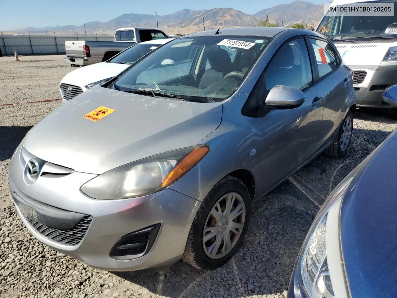 2011 Mazda Mazda2 VIN: JM1DE1HY5B0120205 Lot: 71291954