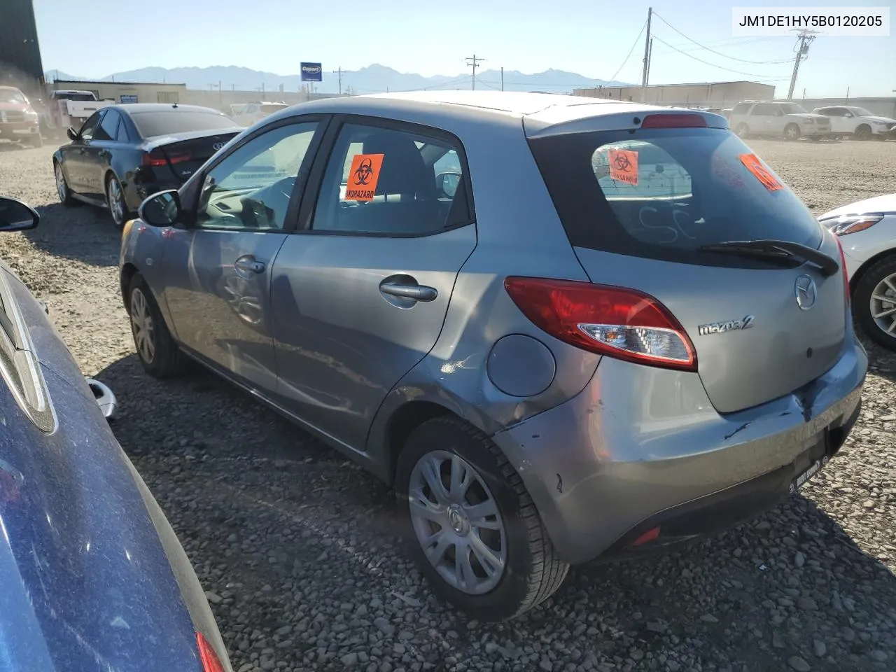 2011 Mazda Mazda2 VIN: JM1DE1HY5B0120205 Lot: 71291954