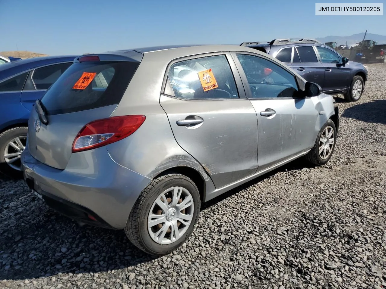 2011 Mazda Mazda2 VIN: JM1DE1HY5B0120205 Lot: 71291954