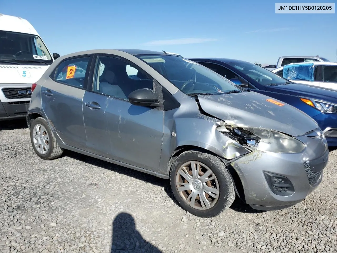 2011 Mazda Mazda2 VIN: JM1DE1HY5B0120205 Lot: 71291954