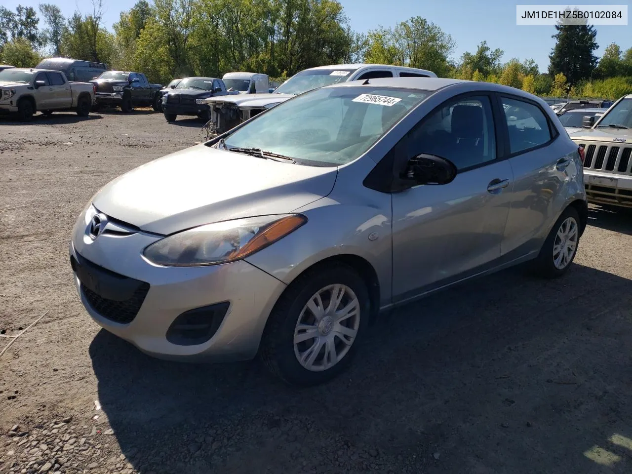 2011 Mazda Mazda2 VIN: JM1DE1HZ5B0102084 Lot: 72965744