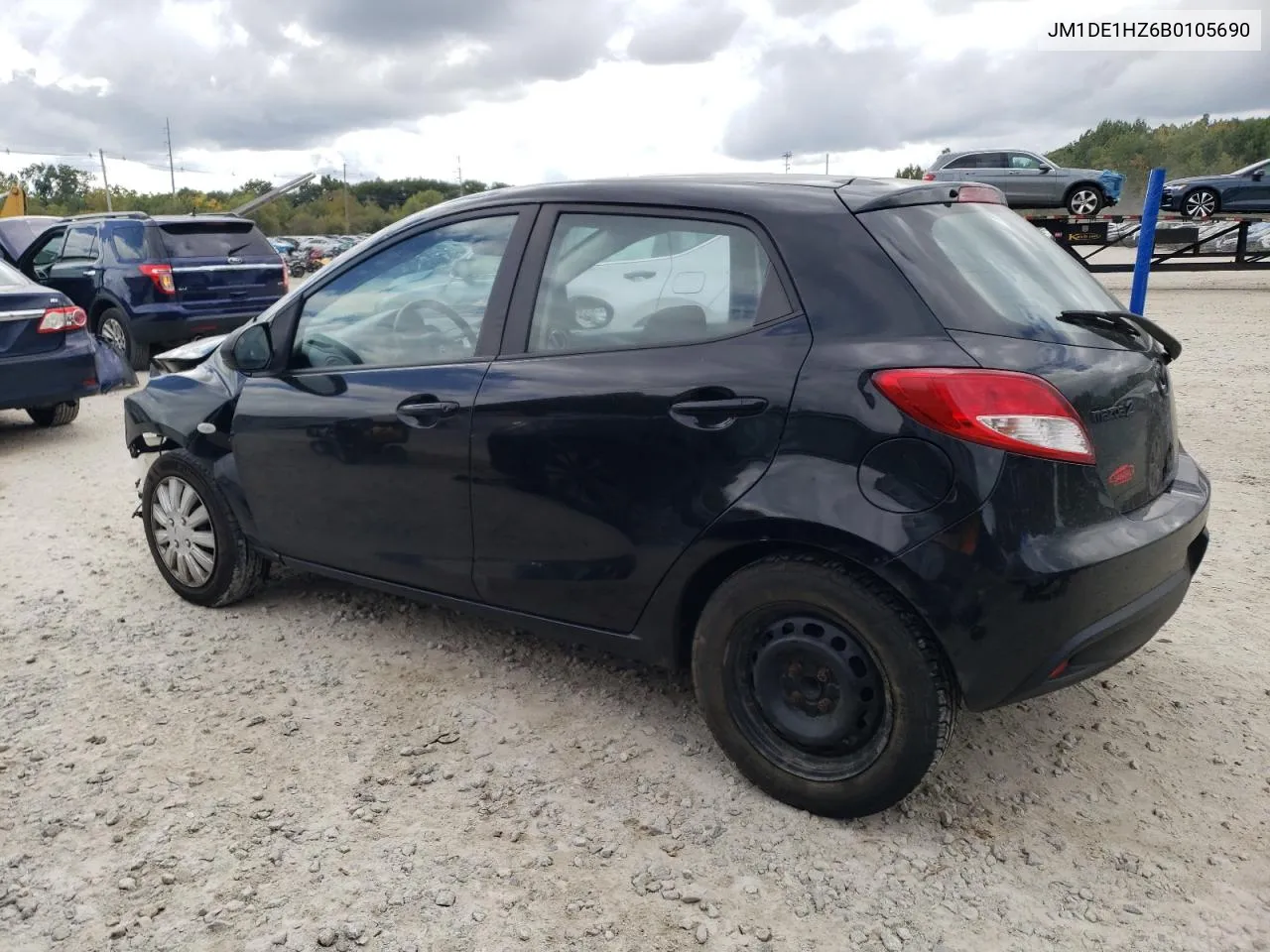 2011 Mazda Mazda2 VIN: JM1DE1HZ6B0105690 Lot: 73355254