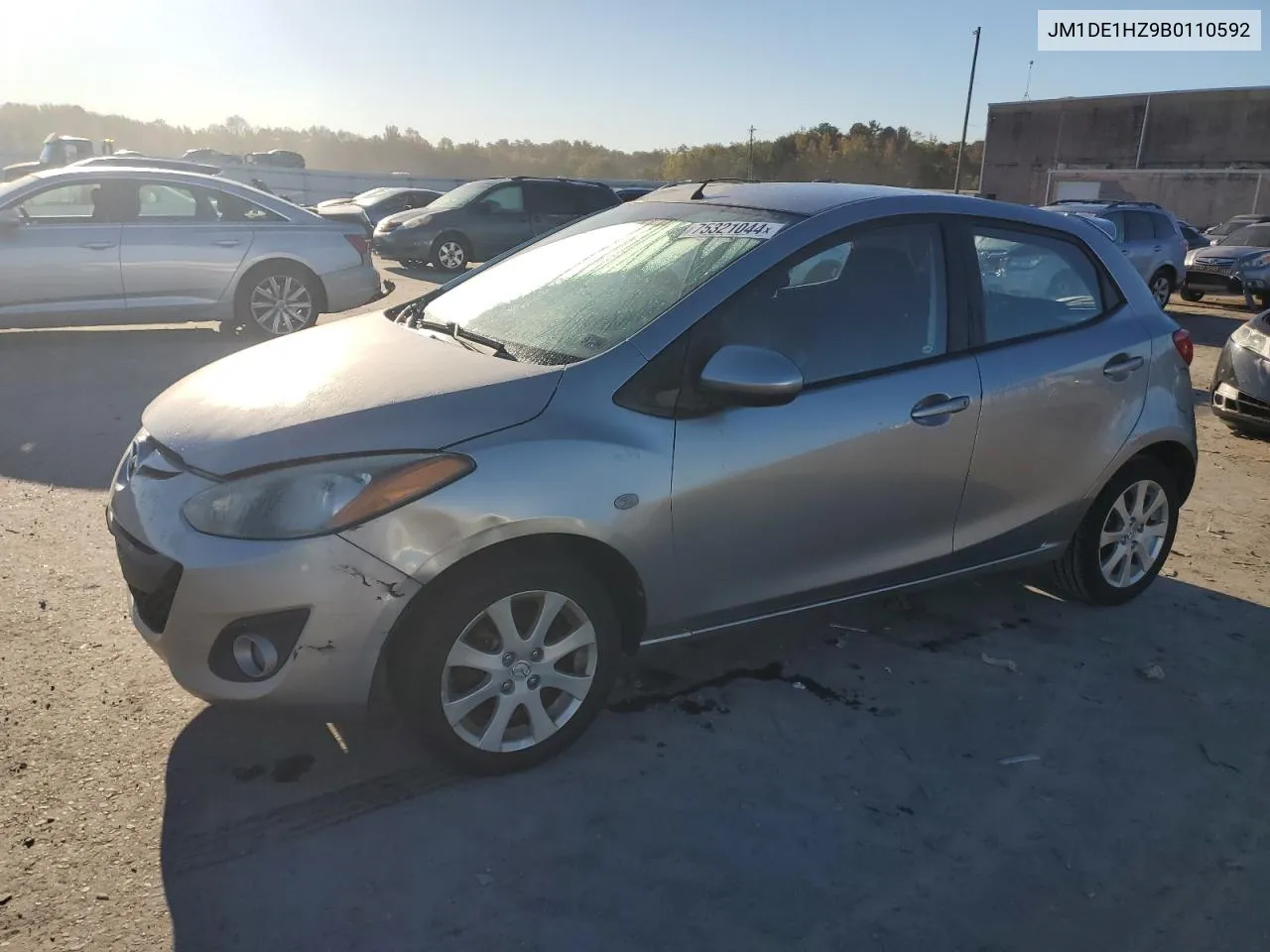 2011 Mazda Mazda2 VIN: JM1DE1HZ9B0110592 Lot: 75321044