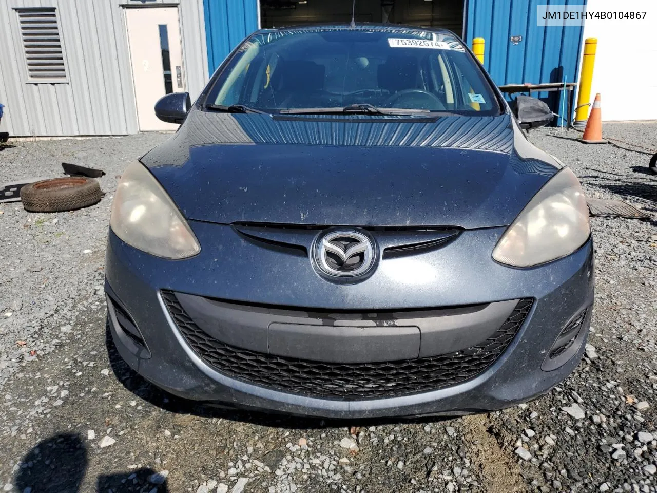 2011 Mazda Mazda2 VIN: JM1DE1HY4B0104867 Lot: 75392574