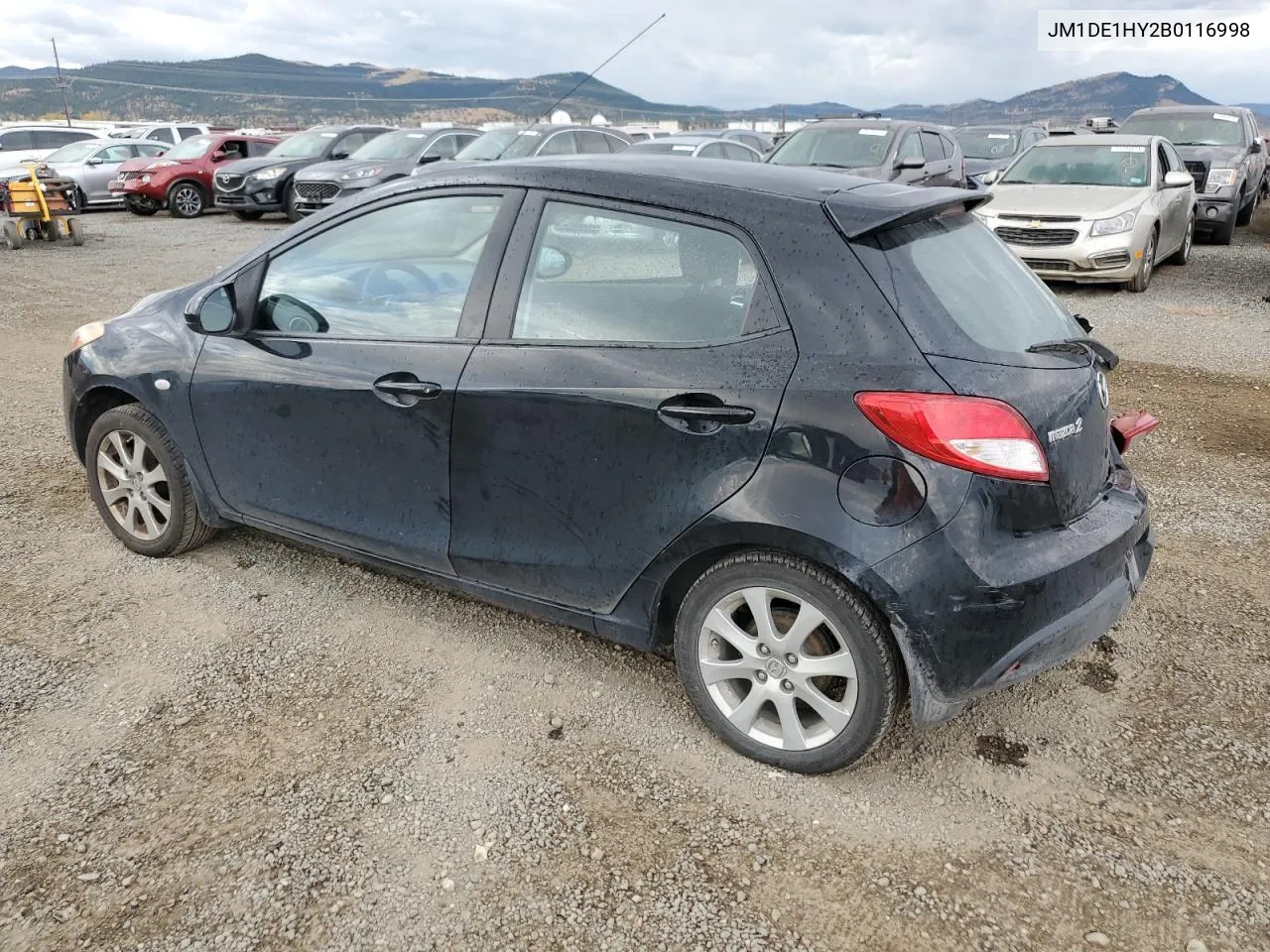 2011 Mazda Mazda2 VIN: JM1DE1HY2B0116998 Lot: 76629814