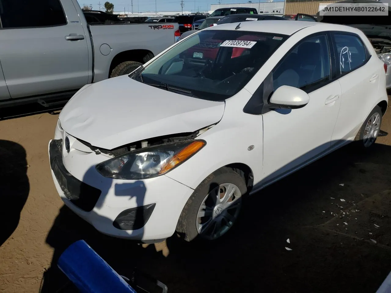 2011 Mazda Mazda2 VIN: JM1DE1HY4B0122642 Lot: 77039794