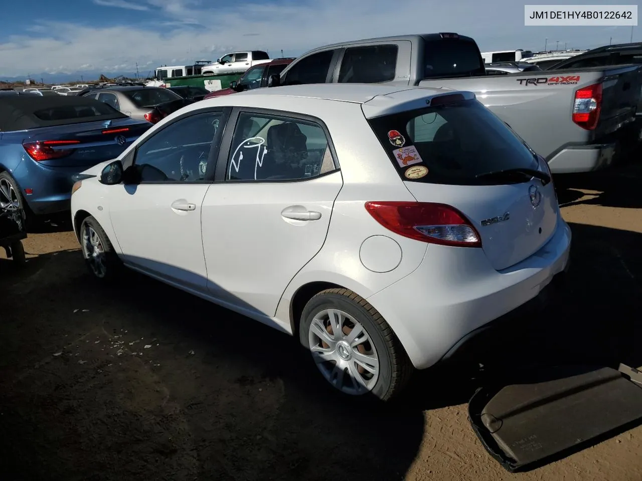 2011 Mazda Mazda2 VIN: JM1DE1HY4B0122642 Lot: 77039794