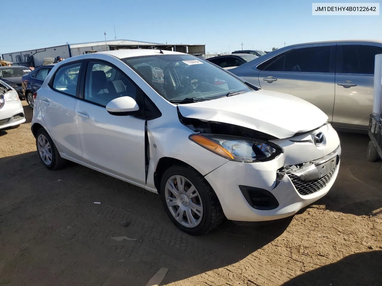 2011 Mazda Mazda2 VIN: JM1DE1HY4B0122642 Lot: 77039794