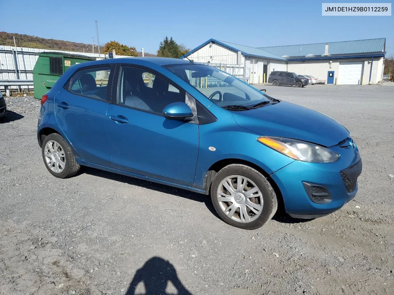 2011 Mazda Mazda2 VIN: JM1DE1HZ9B0112259 Lot: 77470434