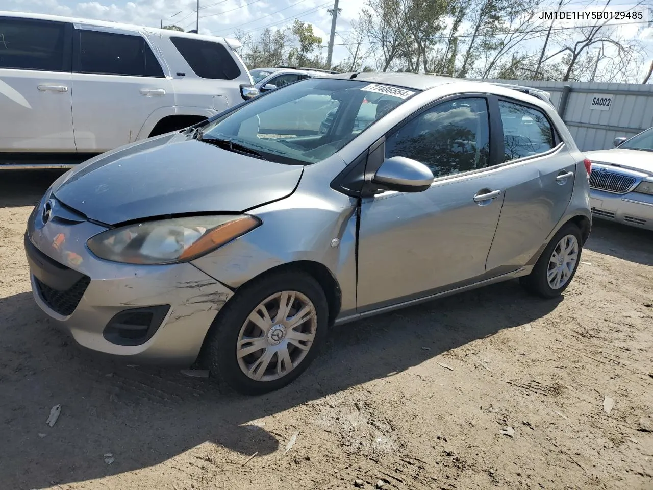 2011 Mazda Mazda2 VIN: JM1DE1HY5B0129485 Lot: 77486554