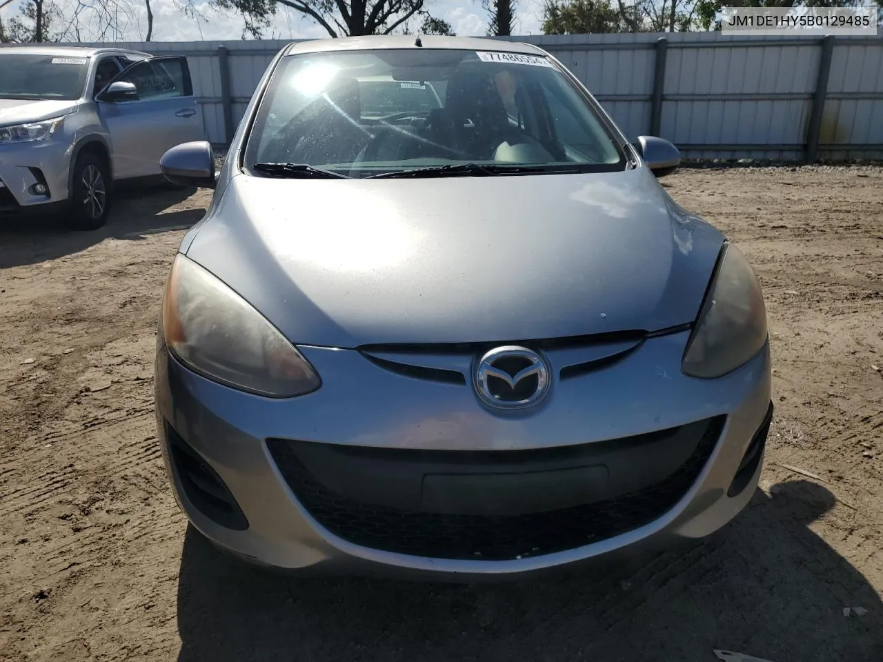 2011 Mazda Mazda2 VIN: JM1DE1HY5B0129485 Lot: 77486554