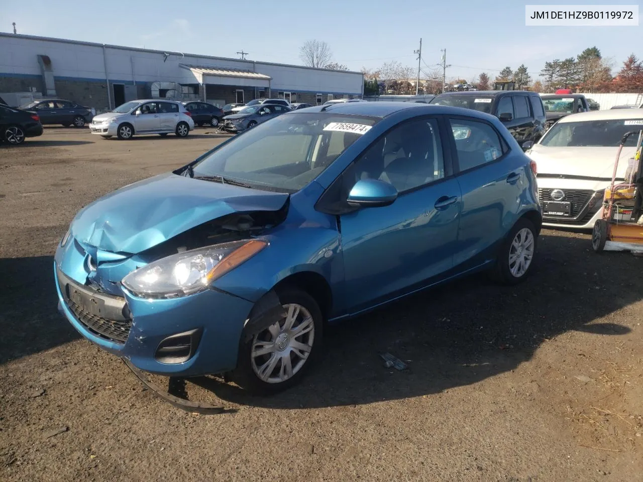 2011 Mazda Mazda2 VIN: JM1DE1HZ9B0119972 Lot: 77659474