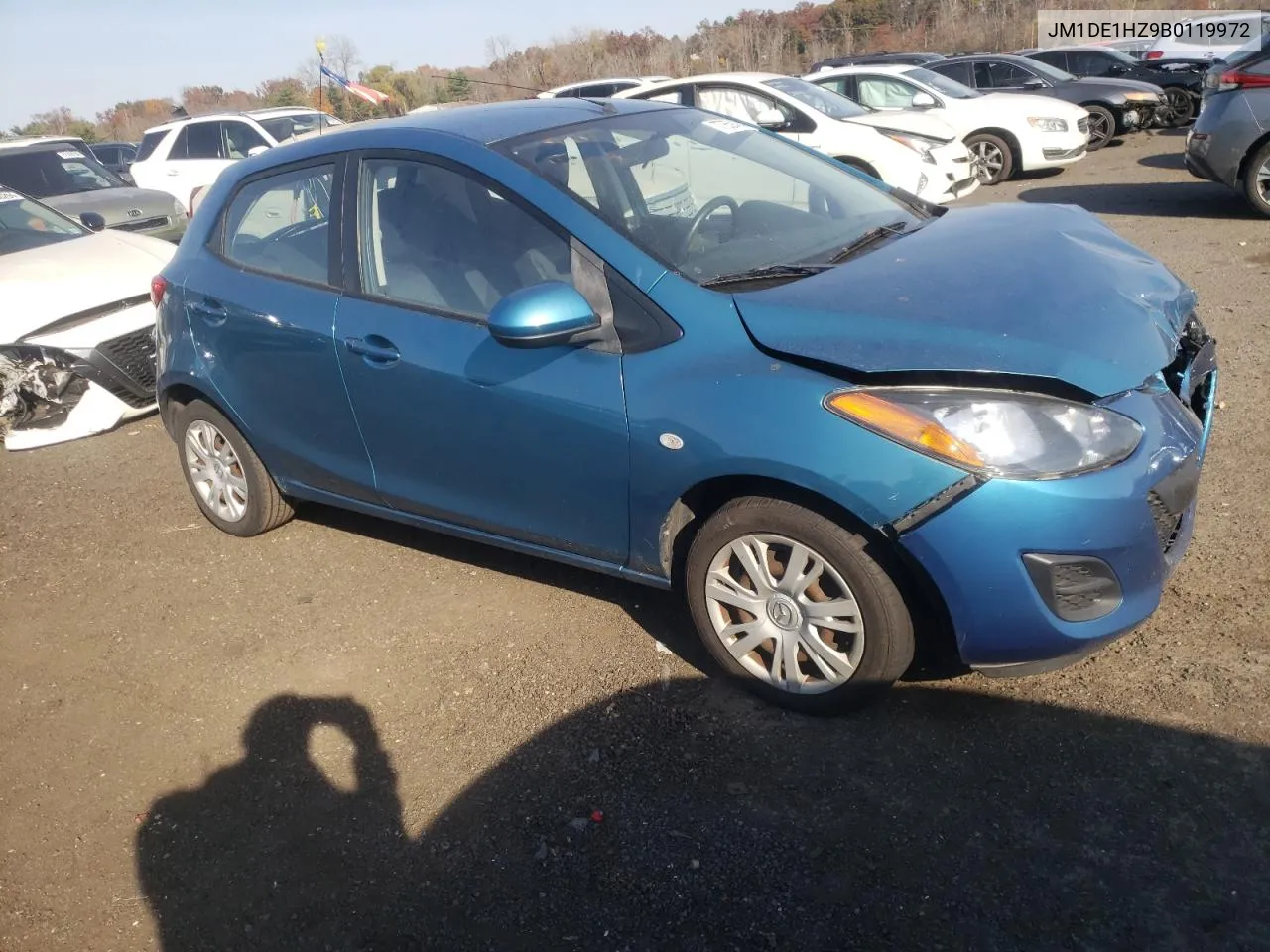 2011 Mazda Mazda2 VIN: JM1DE1HZ9B0119972 Lot: 77659474