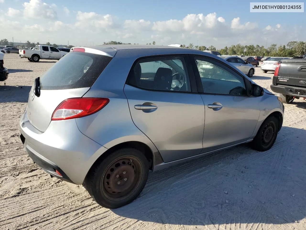 2011 Mazda Mazda2 VIN: JM1DE1HY0B0124355 Lot: 78239924