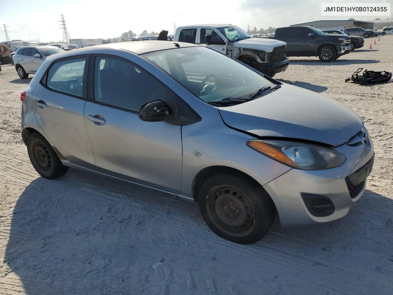 2011 Mazda Mazda2 VIN: JM1DE1HY0B0124355 Lot: 78239924