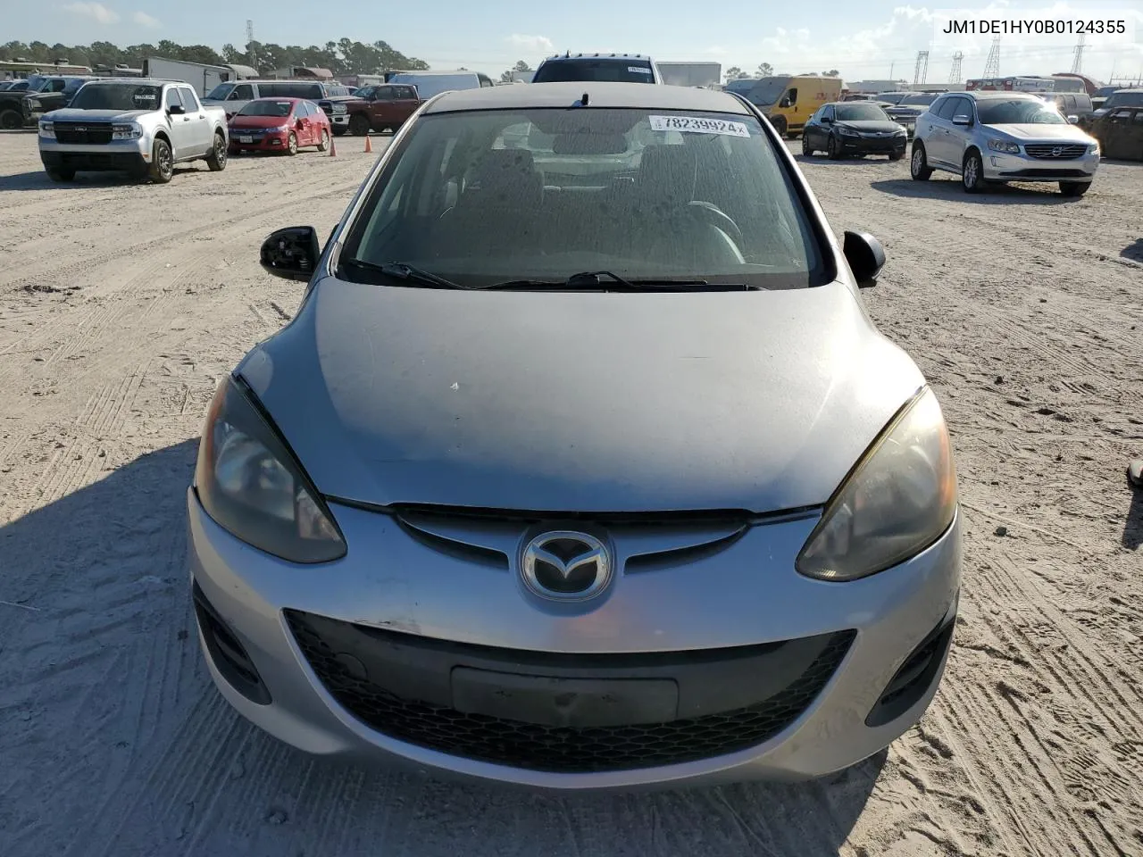 2011 Mazda Mazda2 VIN: JM1DE1HY0B0124355 Lot: 78239924