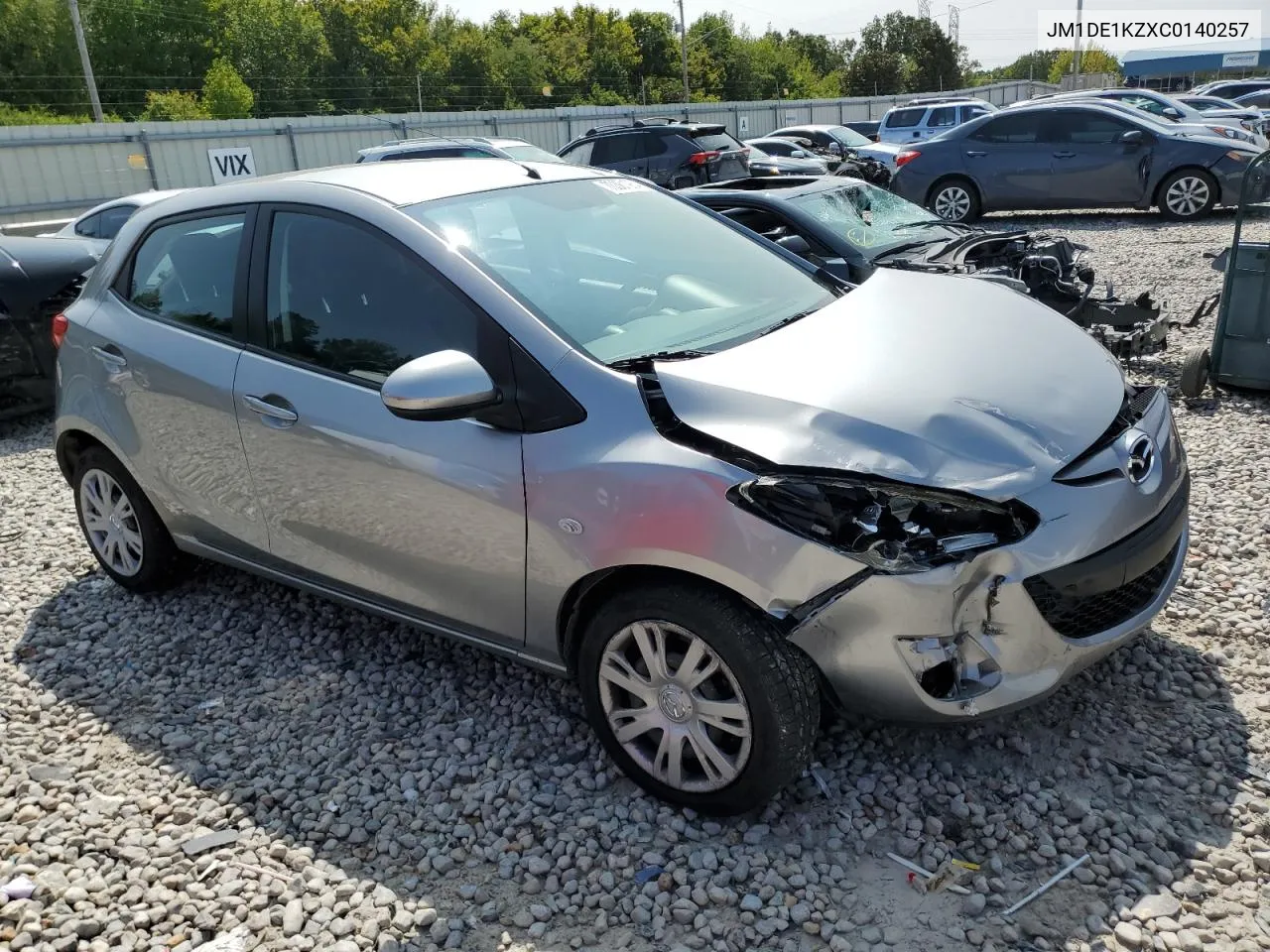 2012 Mazda Mazda2 VIN: JM1DE1KZXC0140257 Lot: 70361264