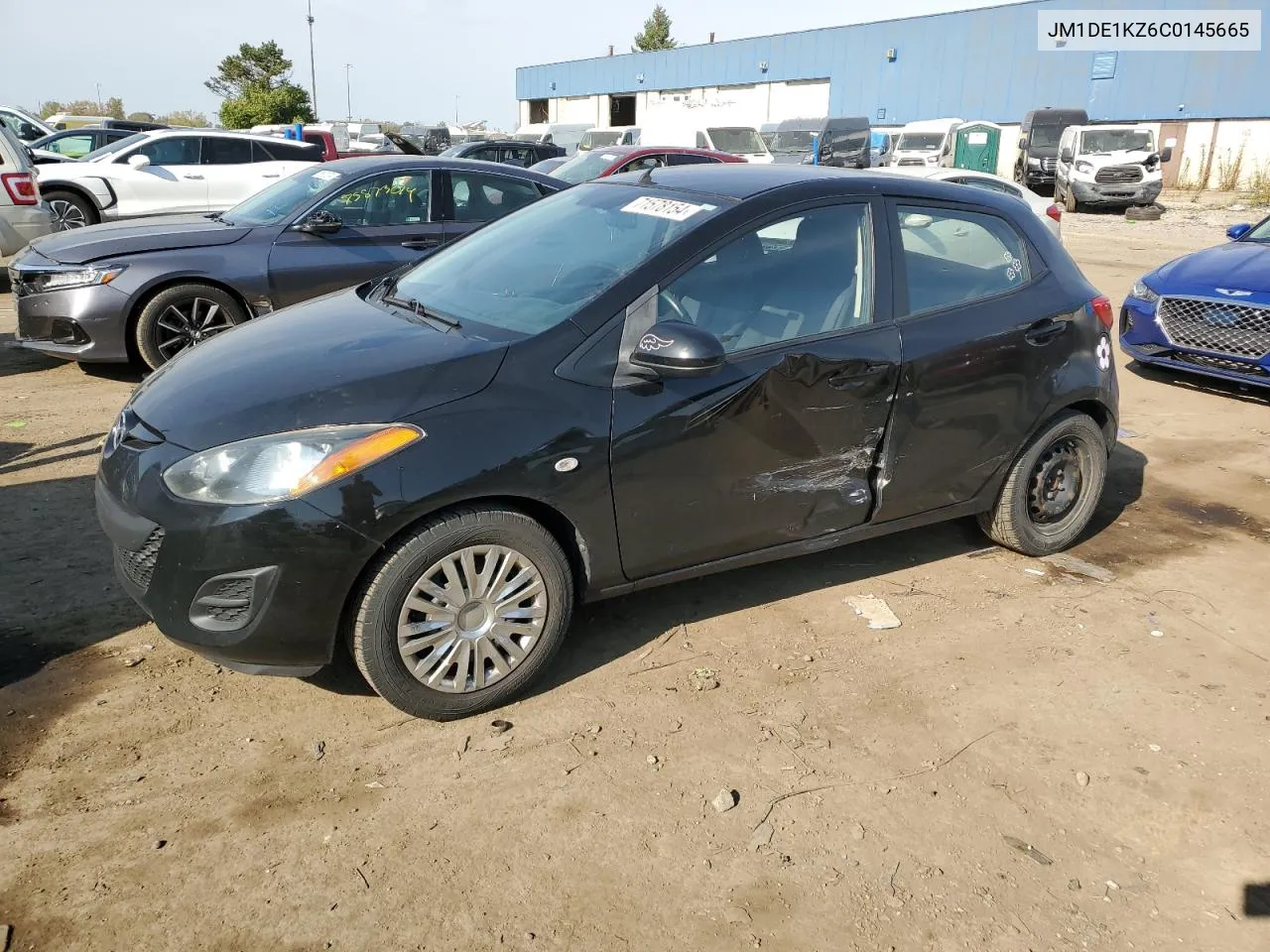 2012 Mazda Mazda2 VIN: JM1DE1KZ6C0145665 Lot: 71578154