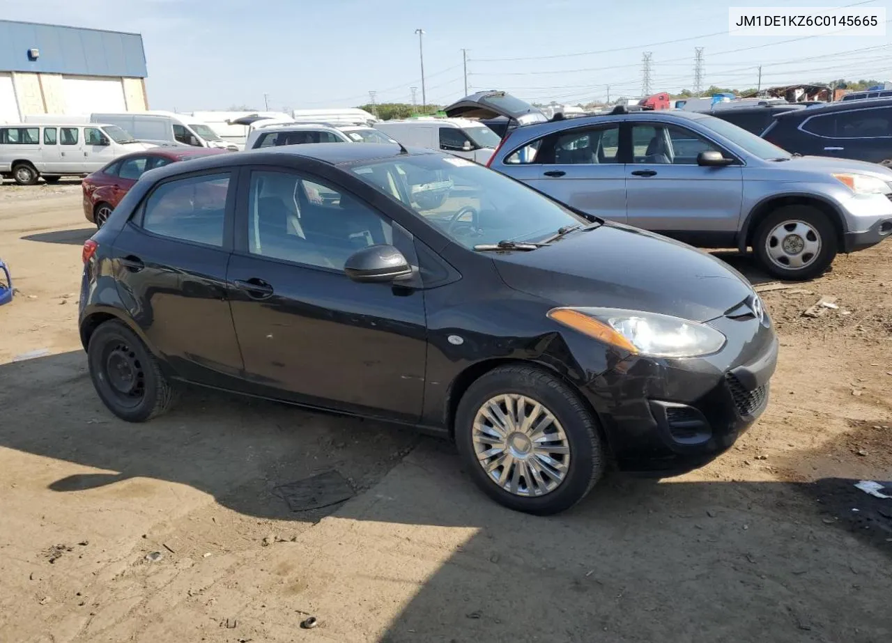 2012 Mazda Mazda2 VIN: JM1DE1KZ6C0145665 Lot: 71578154