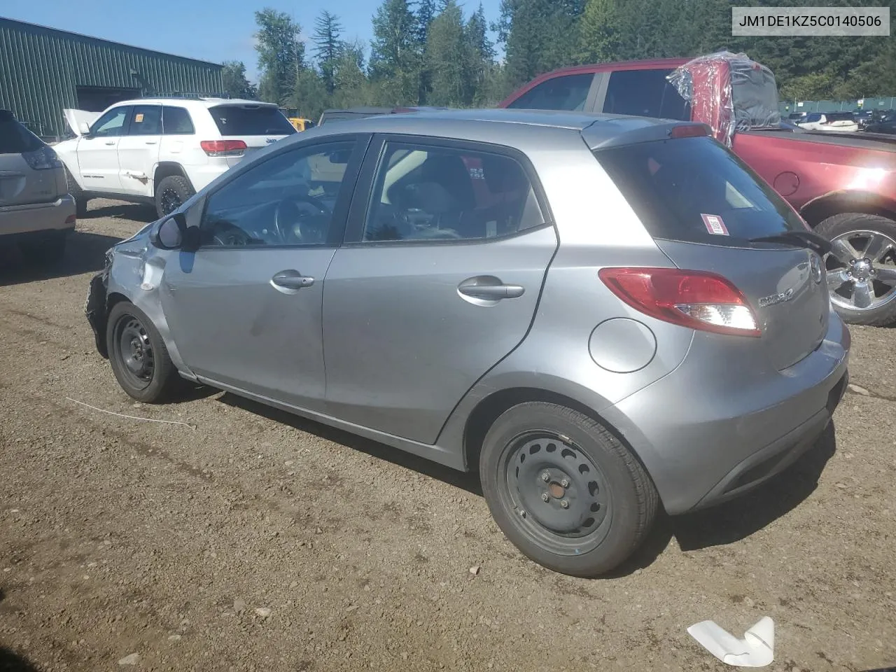 2012 Mazda Mazda2 VIN: JM1DE1KZ5C0140506 Lot: 71648964