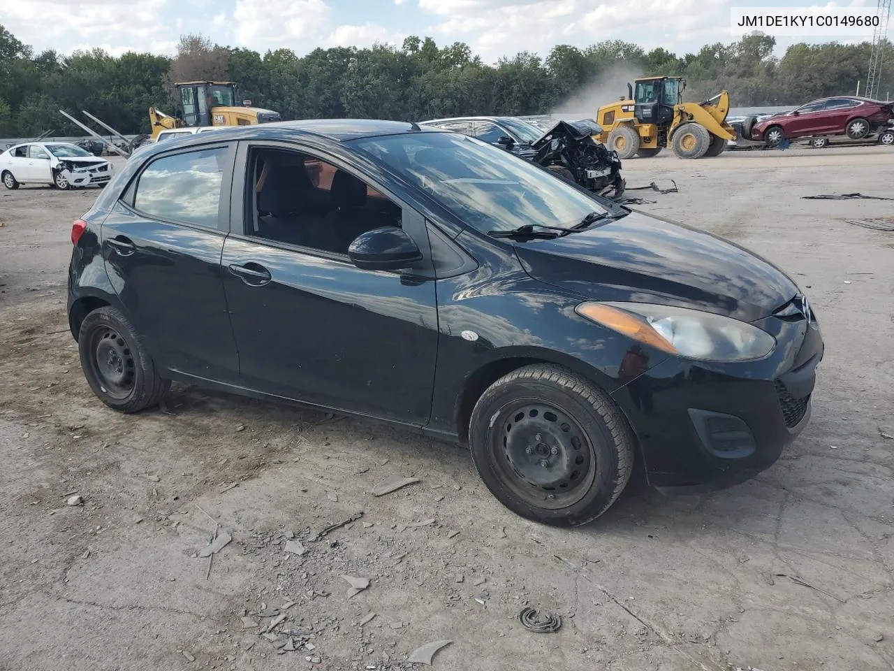 JM1DE1KY1C0149680 2012 Mazda Mazda2