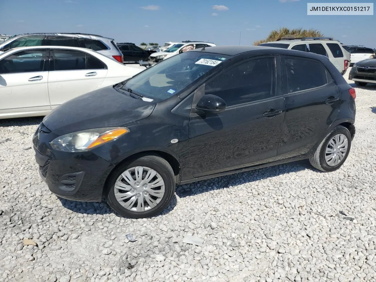 2012 Mazda Mazda2 VIN: JM1DE1KYXC0151217 Lot: 73162184