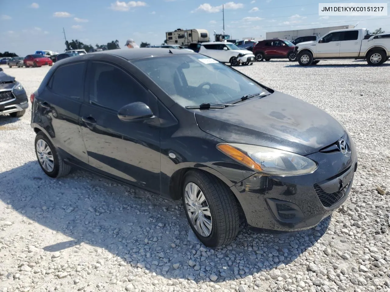 2012 Mazda Mazda2 VIN: JM1DE1KYXC0151217 Lot: 73162184