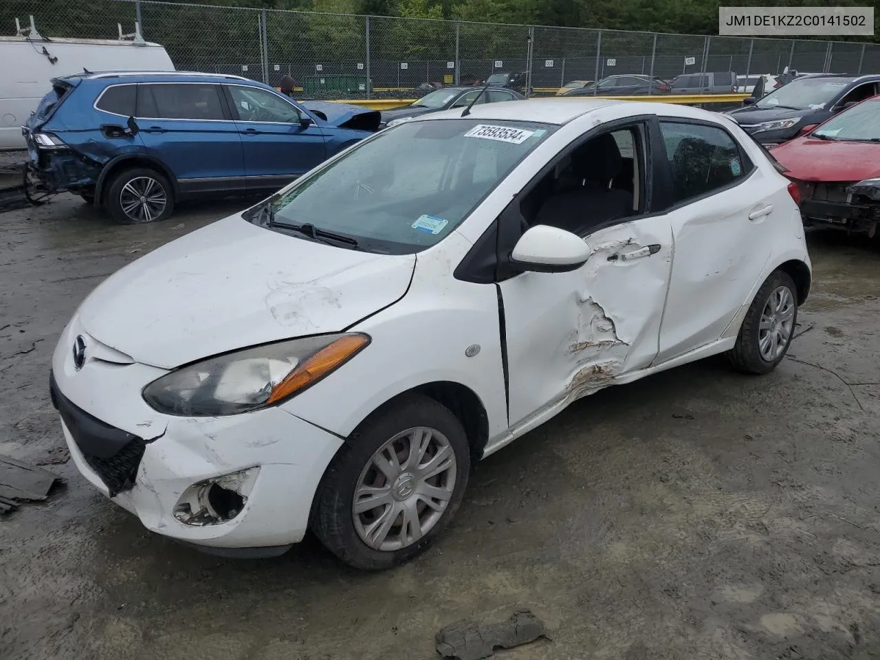 2012 Mazda Mazda2 VIN: JM1DE1KZ2C0141502 Lot: 73593534