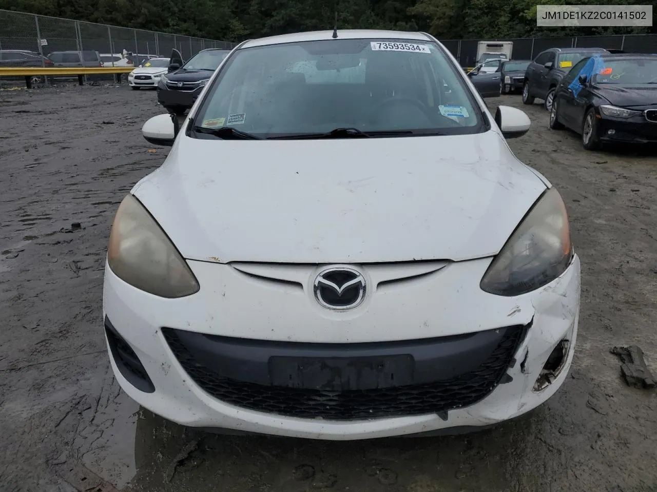 2012 Mazda Mazda2 VIN: JM1DE1KZ2C0141502 Lot: 73593534