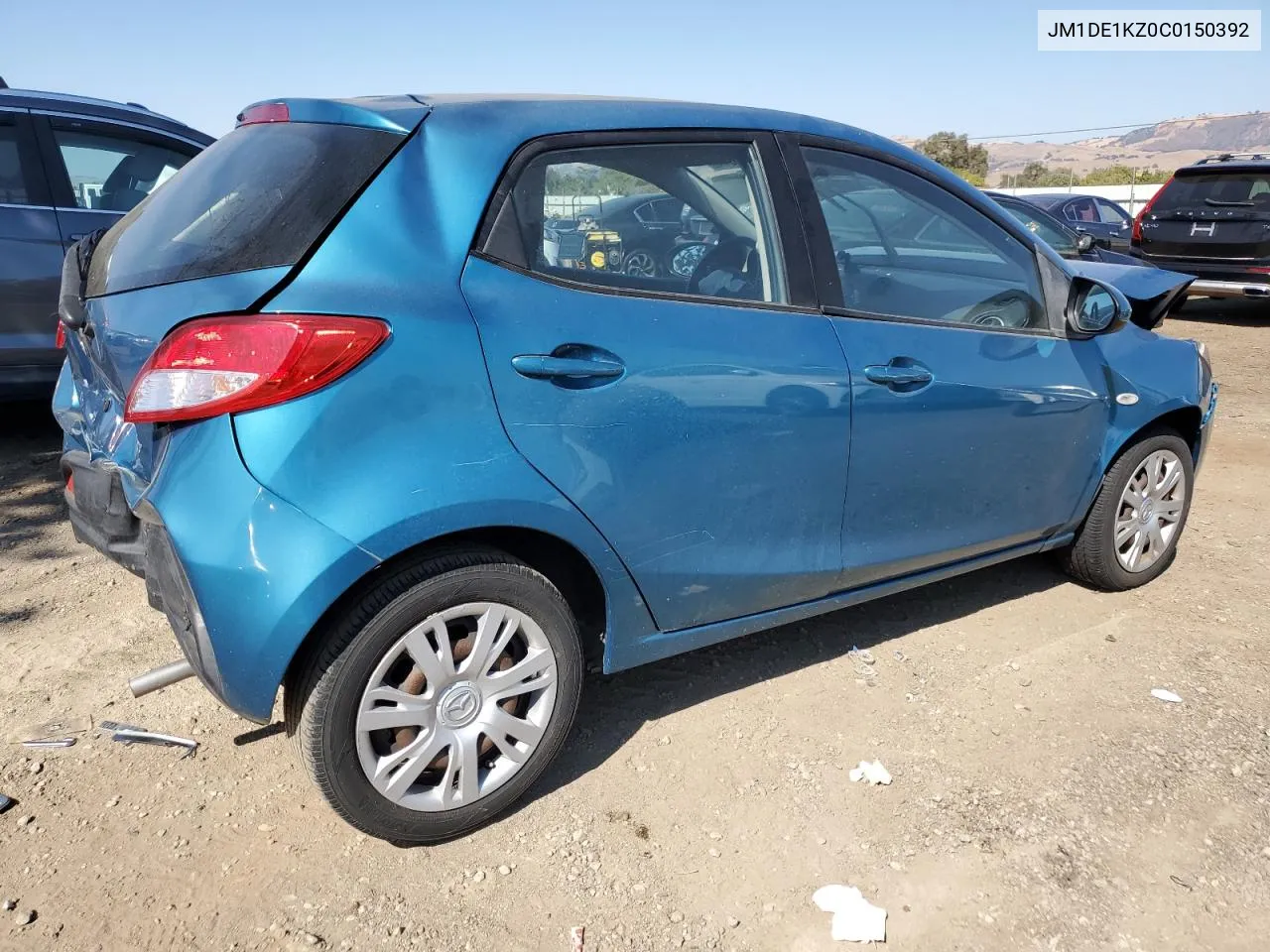 2012 Mazda Mazda2 VIN: JM1DE1KZ0C0150392 Lot: 73841344