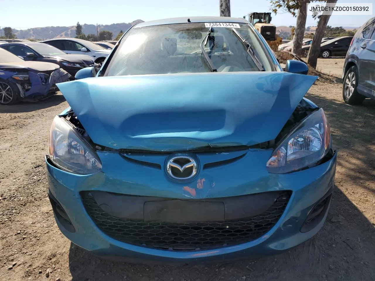 JM1DE1KZ0C0150392 2012 Mazda Mazda2