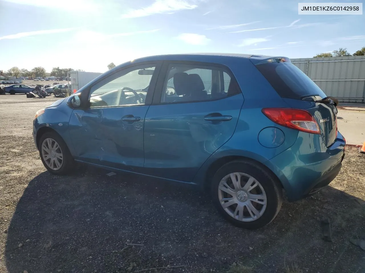 2012 Mazda Mazda2 VIN: JM1DE1KZ6C0142958 Lot: 74928544