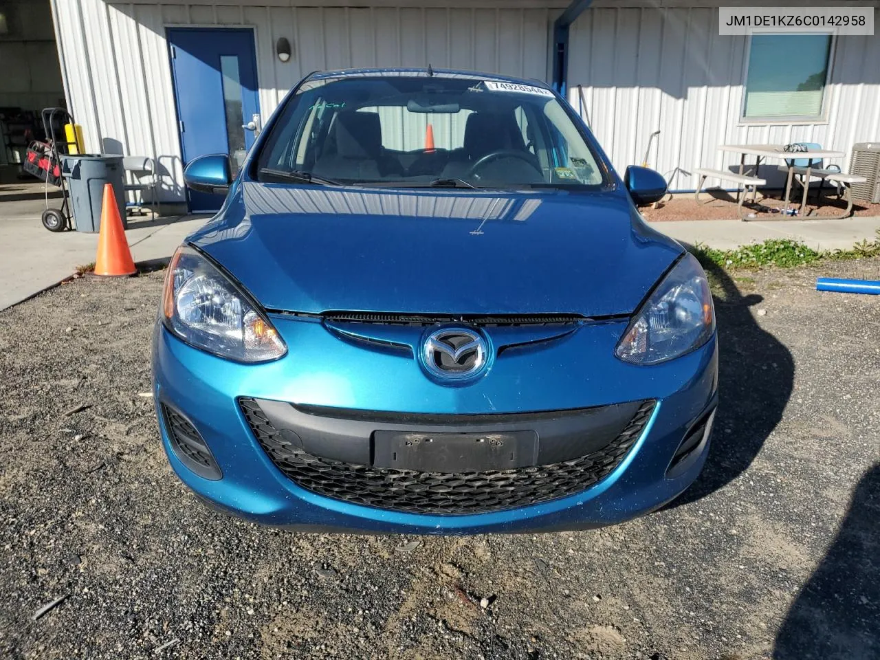 2012 Mazda Mazda2 VIN: JM1DE1KZ6C0142958 Lot: 74928544