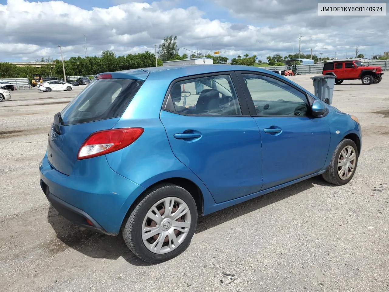 2012 Mazda Mazda2 VIN: JM1DE1KY6C0140974 Lot: 75672464