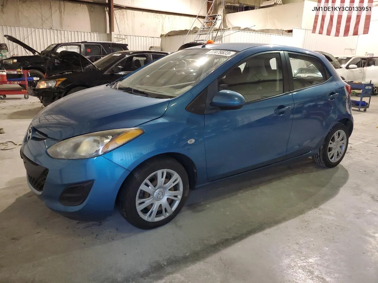 2012 Mazda Mazda2 VIN: JM1DE1KY3C0133951 Lot: 77479823