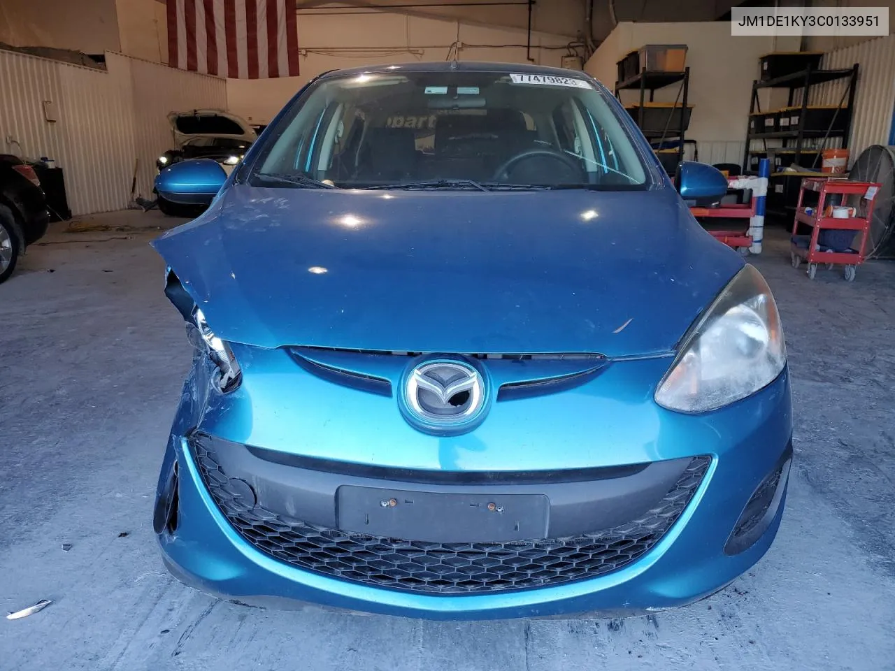 JM1DE1KY3C0133951 2012 Mazda Mazda2