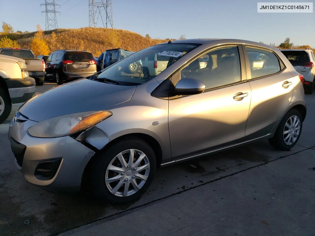 2012 Mazda Mazda2 VIN: JM1DE1KZ1C0145671 Lot: 77782324