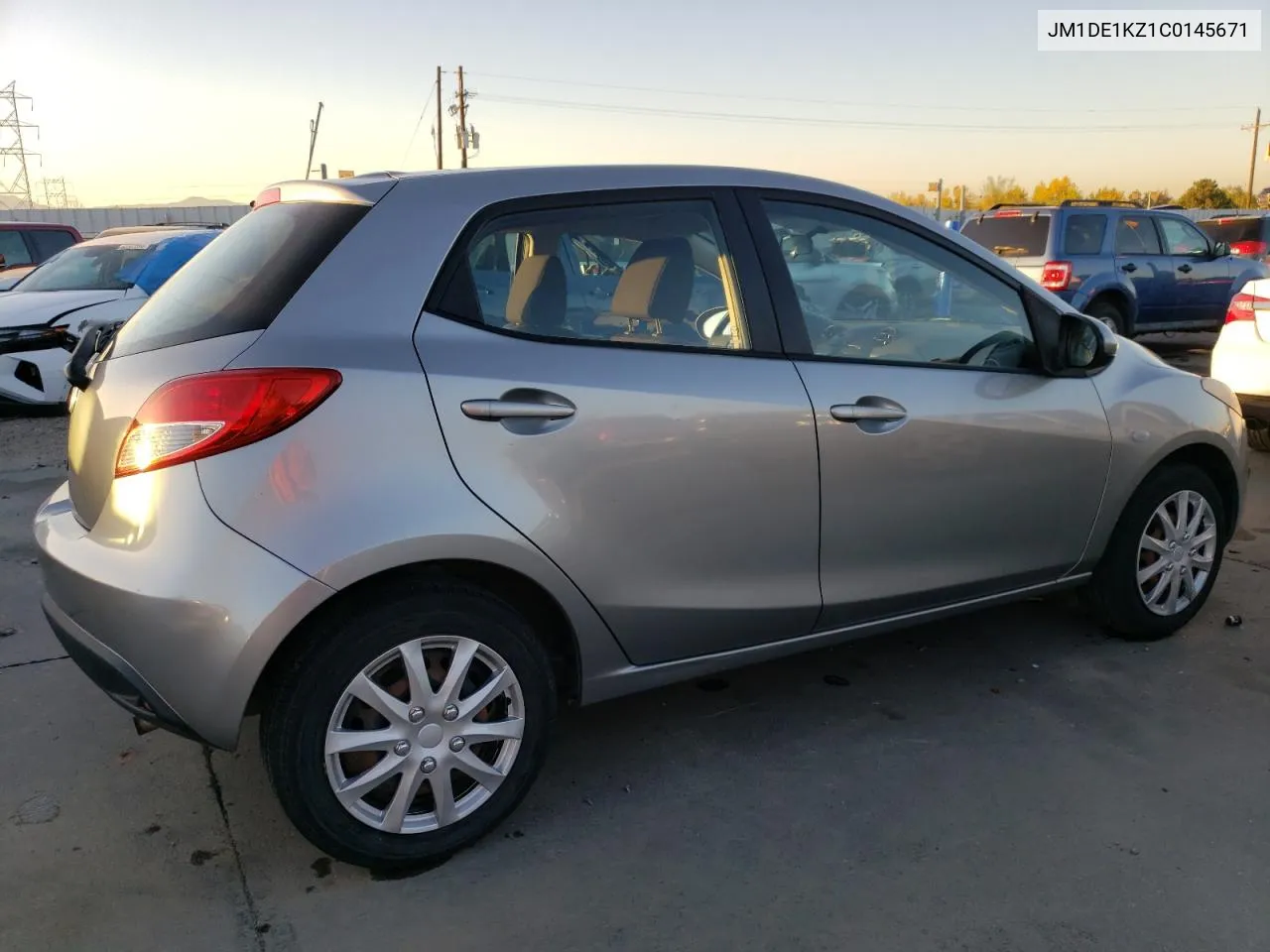 2012 Mazda Mazda2 VIN: JM1DE1KZ1C0145671 Lot: 77782324