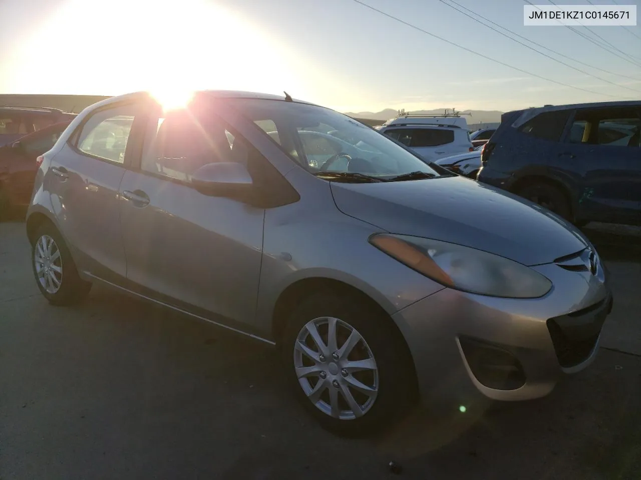 2012 Mazda Mazda2 VIN: JM1DE1KZ1C0145671 Lot: 77782324