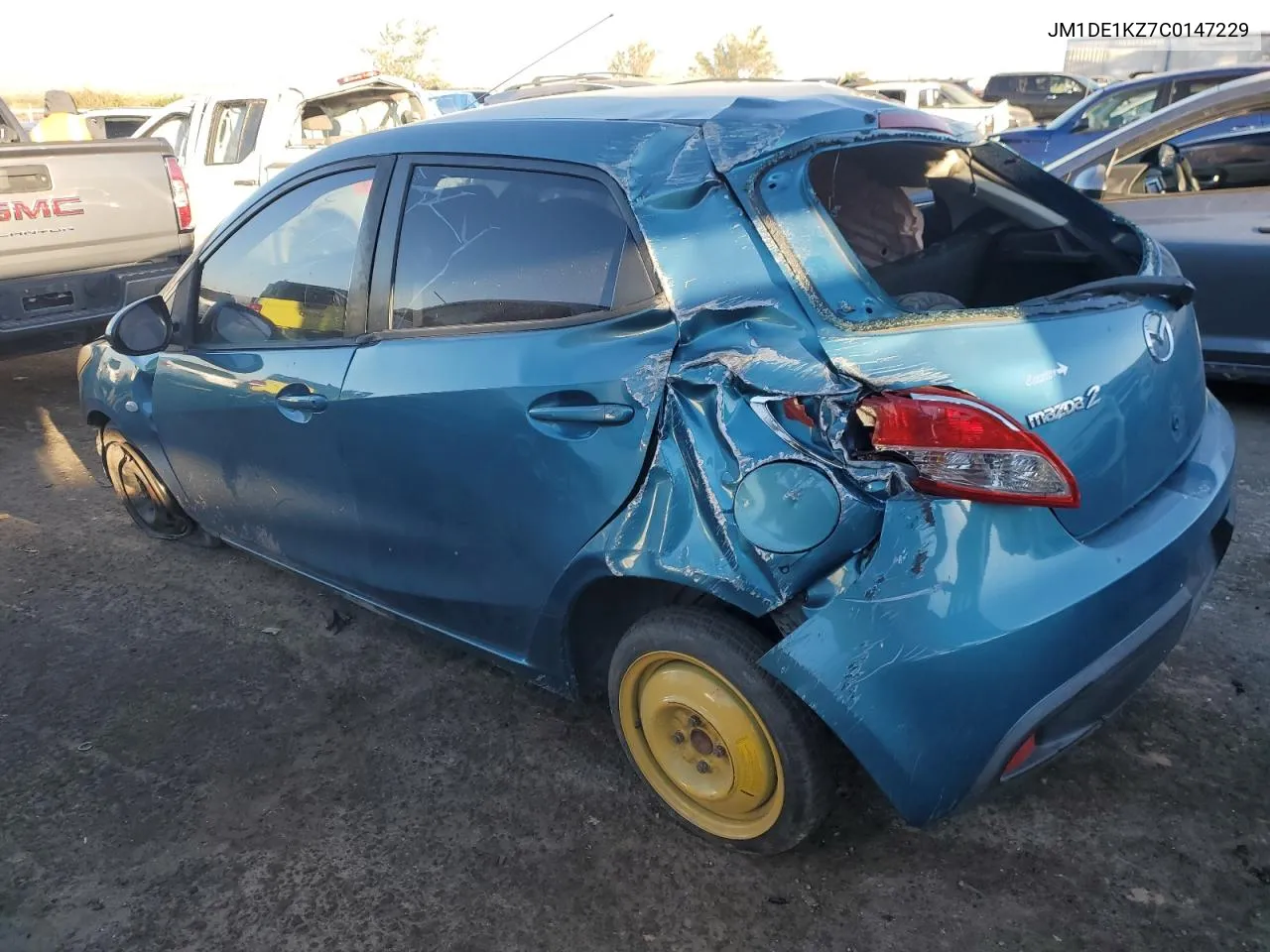 2012 Mazda Mazda2 VIN: JM1DE1KZ7C0147229 Lot: 78087734