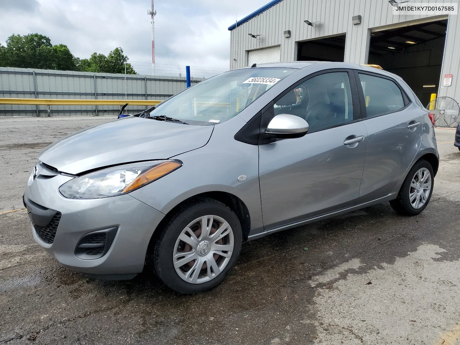 2013 Mazda Mazda2 VIN: JM1DE1KY7D0167585 Lot: 56028334