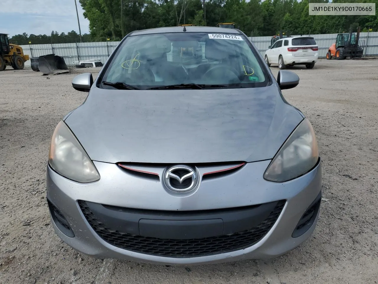 2013 Mazda Mazda2 VIN: JM1DE1KY9D0170665 Lot: 59074224