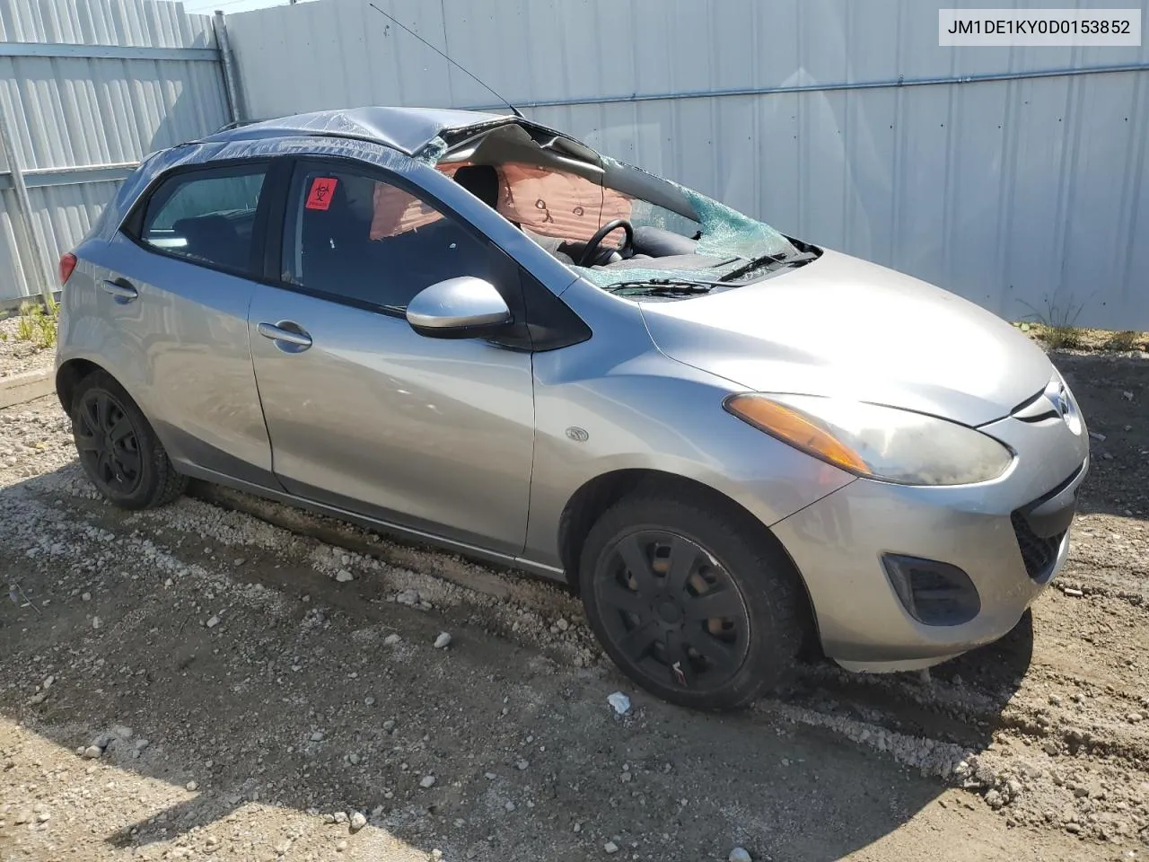 2013 Mazda Mazda2 VIN: JM1DE1KY0D0153852 Lot: 63436364