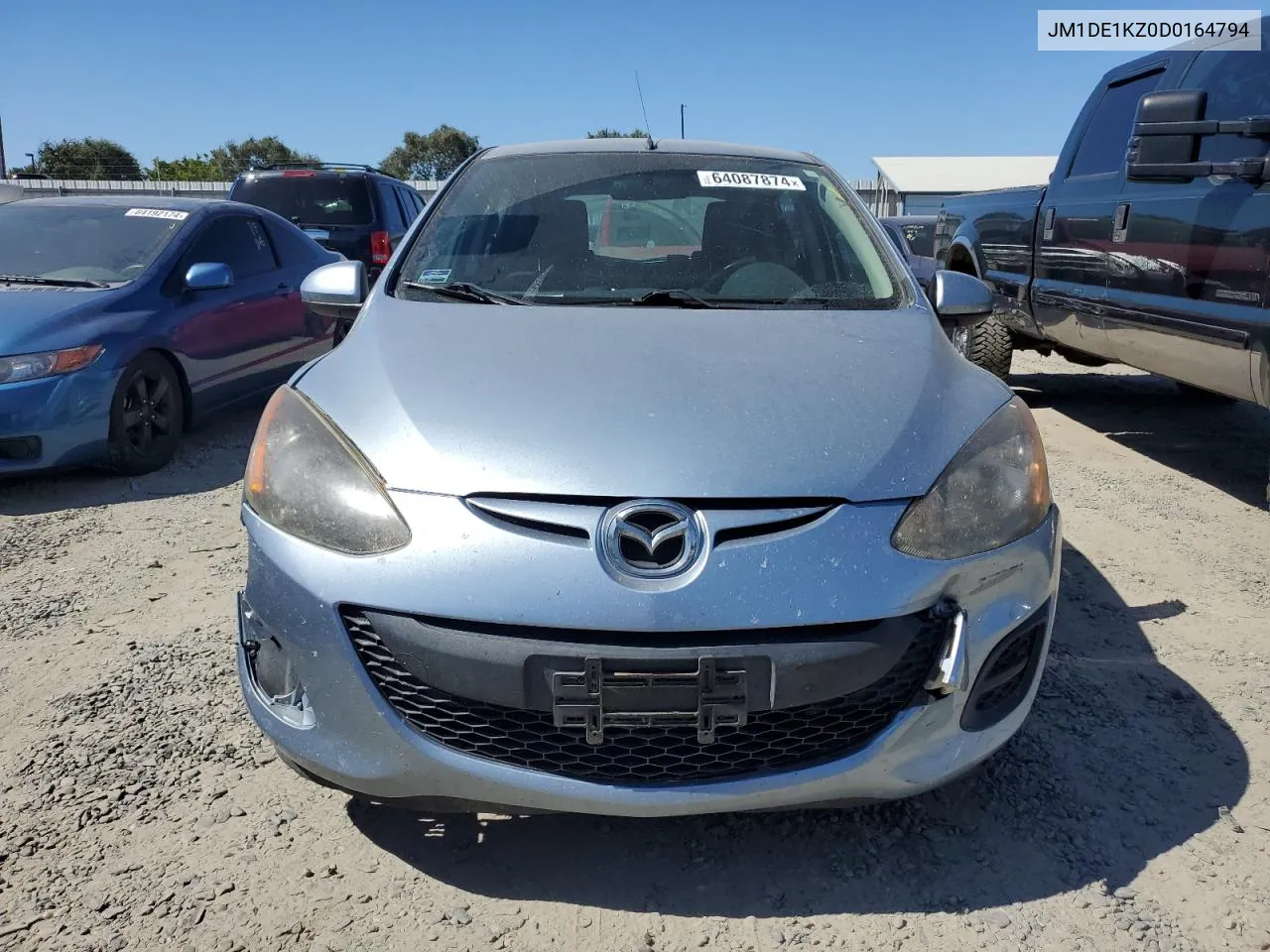 2013 Mazda Mazda2 VIN: JM1DE1KZ0D0164794 Lot: 64087874