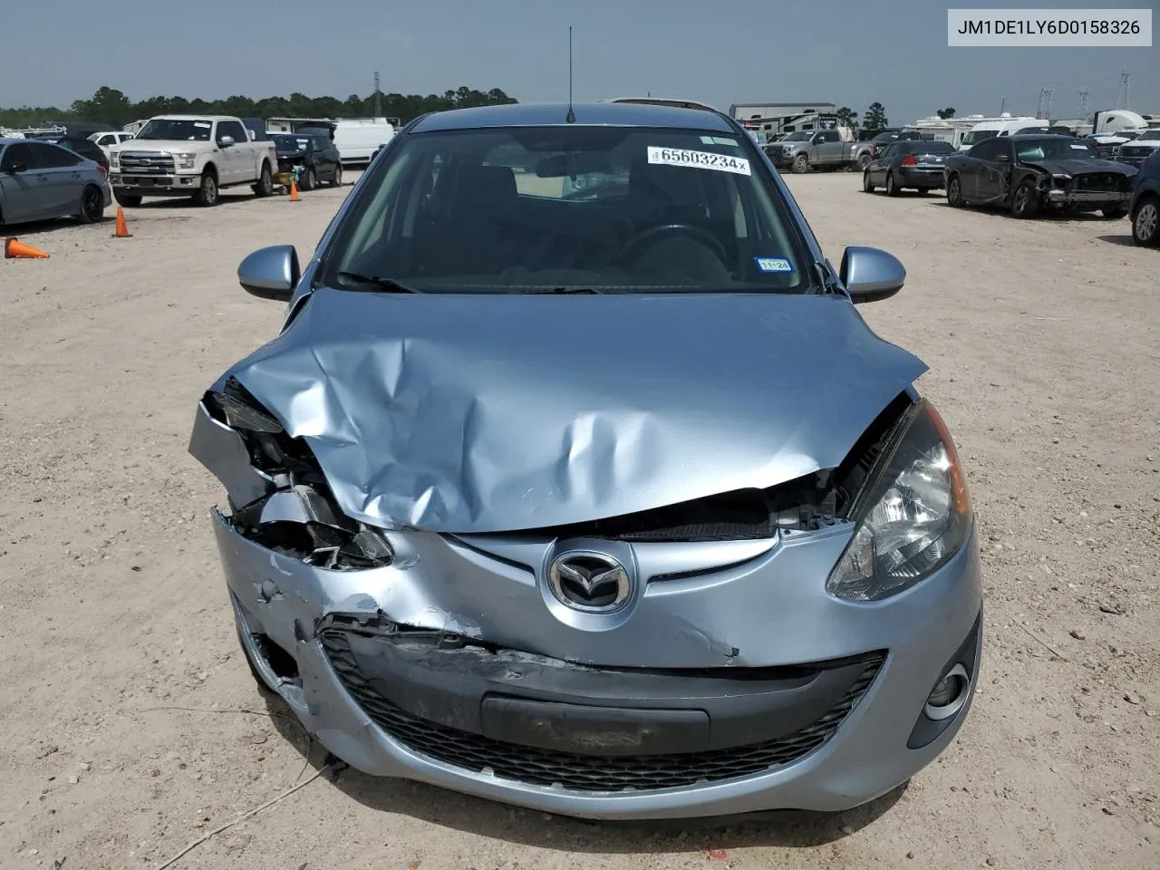 JM1DE1LY6D0158326 2013 Mazda Mazda2