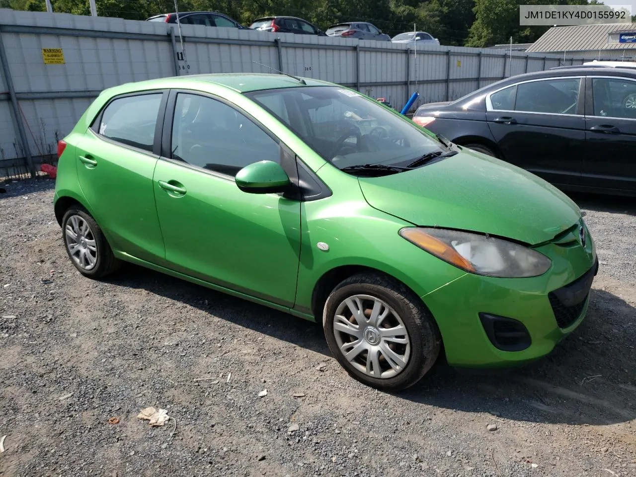 JM1DE1KY4D0155992 2013 Mazda Mazda2