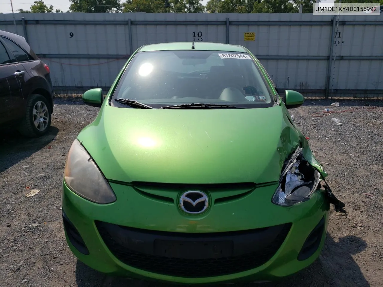 JM1DE1KY4D0155992 2013 Mazda Mazda2