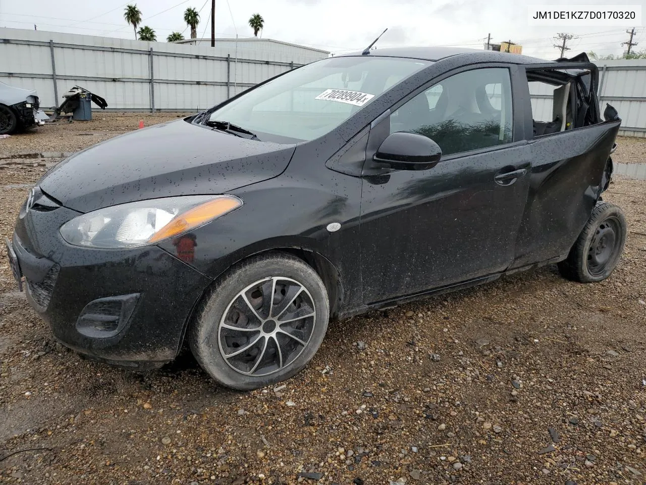 2013 Mazda Mazda2 VIN: JM1DE1KZ7D0170320 Lot: 70289904