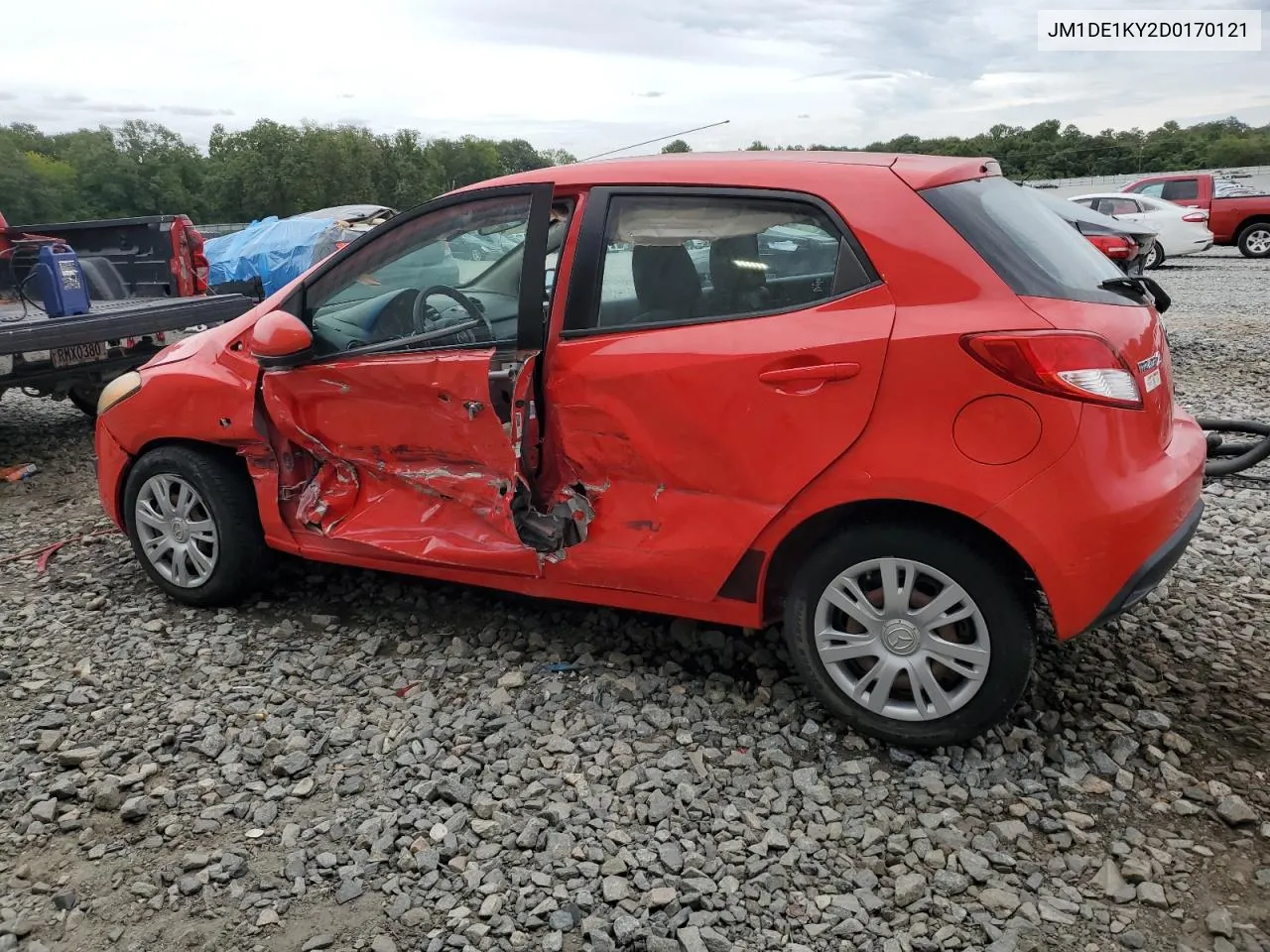 2013 Mazda Mazda2 VIN: JM1DE1KY2D0170121 Lot: 71091844