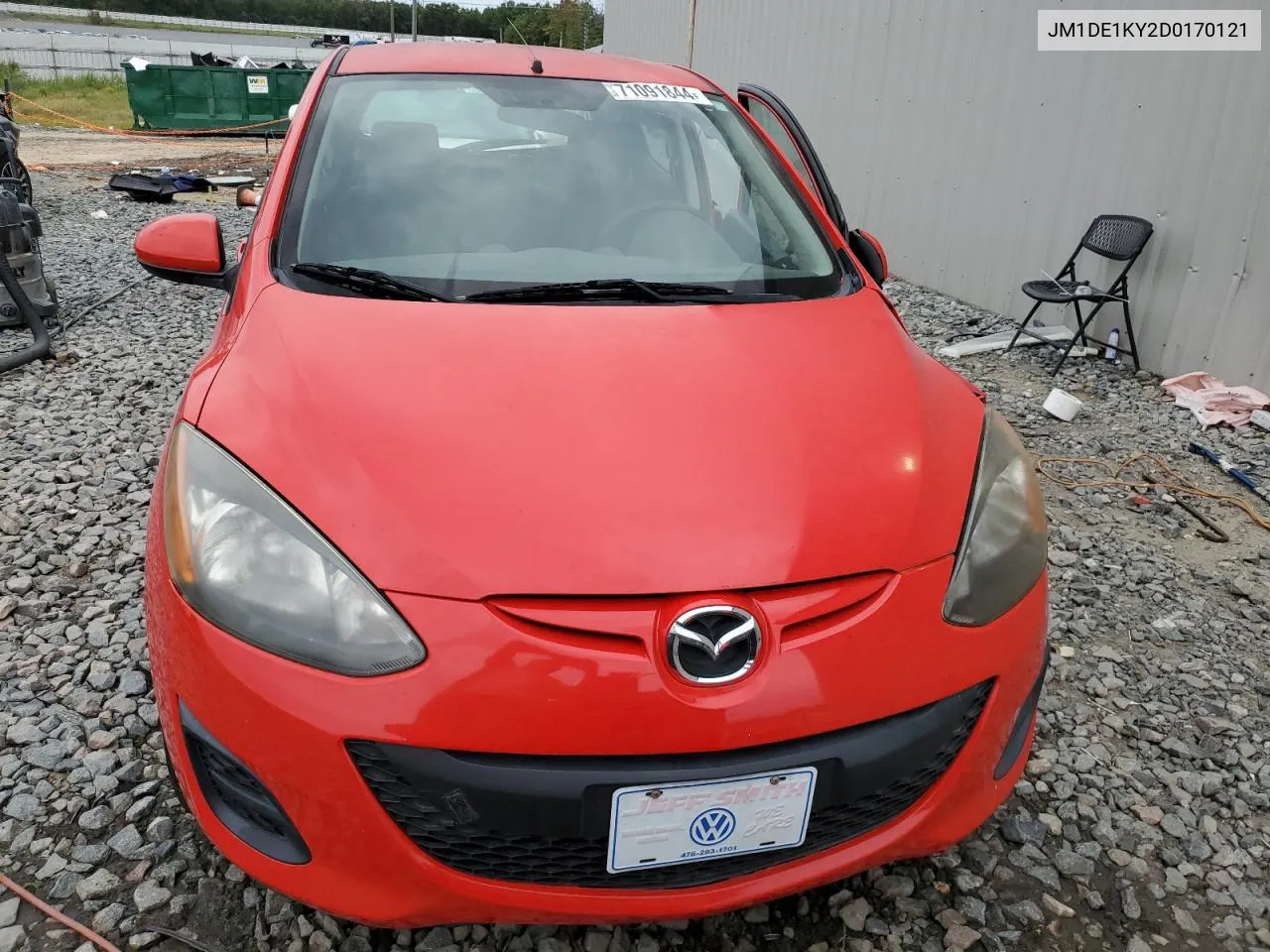 JM1DE1KY2D0170121 2013 Mazda Mazda2